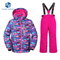 Girl's Outdoor Fashion Clothing Waterproof Down Windbreaker Rain Ski Jacket Snow Suit