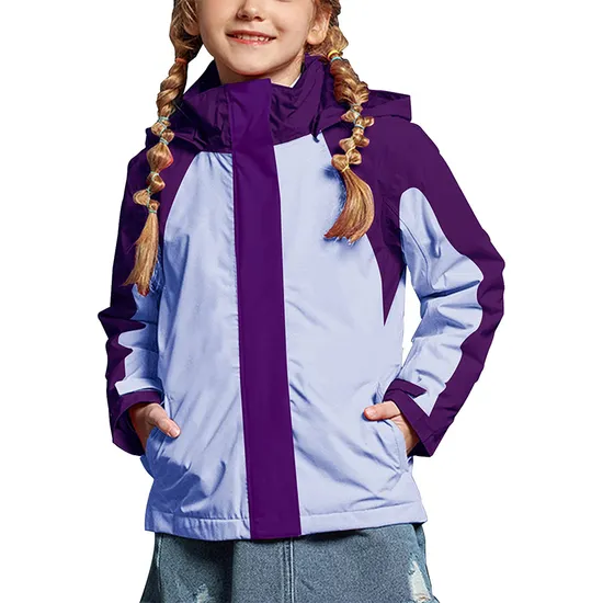 Girl's Waterproof Winter Coat Windproof Outdoor Raincoat Ski Jacket