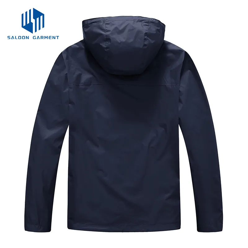 Mens Lightweight Windbreaker Waterproof Hooded Hiking Coat Raincoat Rain Jacket