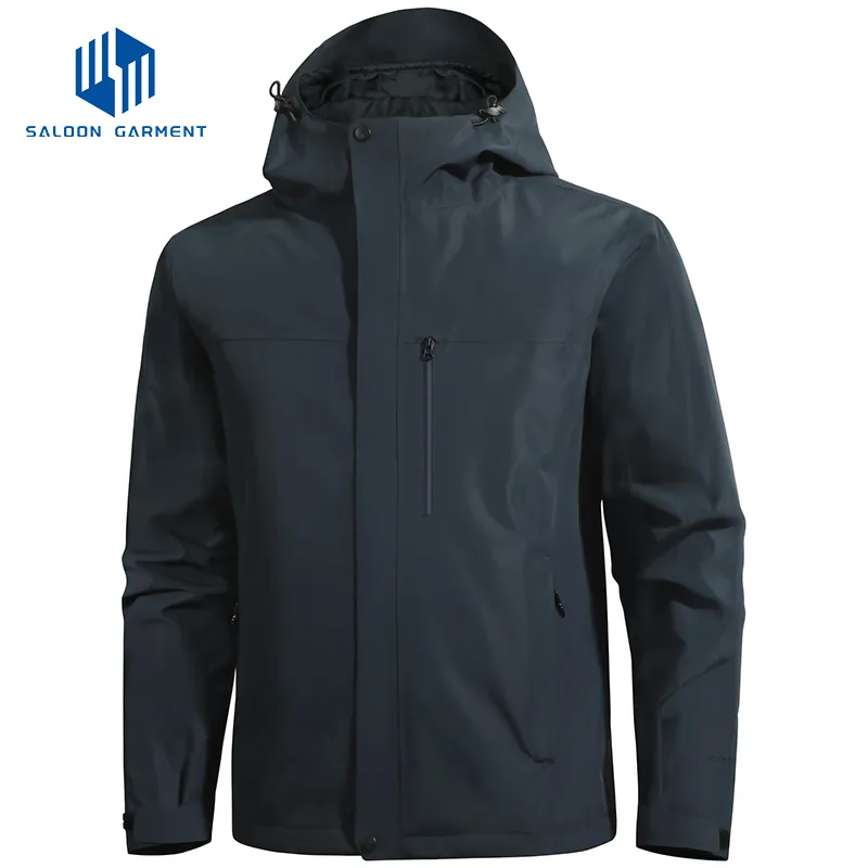 Manufacturers Wholesale Casual Hooded Custom Men Outdoor Lightweight Windbreaker Jacket with Logo