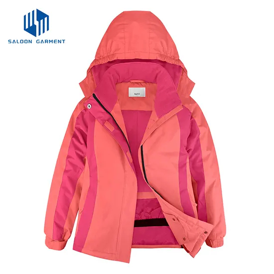 Kid's Winter Outer Wear Quilted Coat Waterproof Girl's Windbreaker Snowboarding Ski Jacket