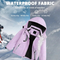 Girl's Waterproof Warm Winter Outer Wear Fleece Hooded Ski Jacket