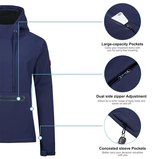 Windproof Winter Camping Climbing Women's Windbreaker Softshell Jacket