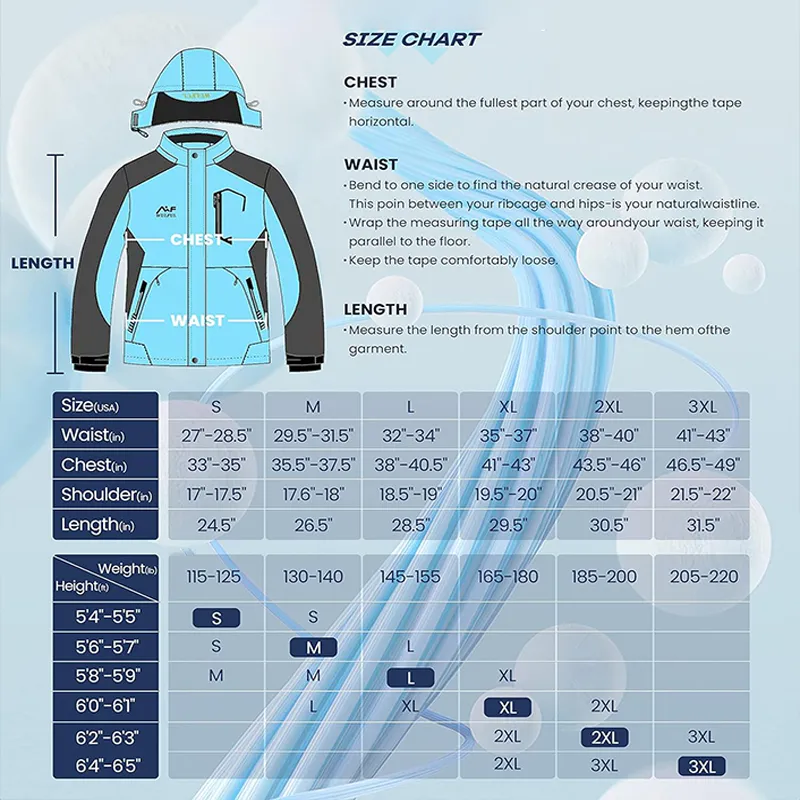 Women's Outdoor Clothing Winter Windproof Sport Waterproof Ski Jacket
