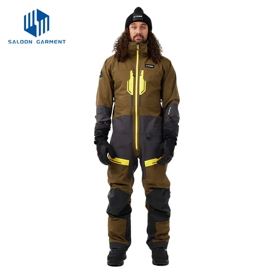 Winter One Pieces Ski Jumpsuit Outdoor Sports Snowsuit