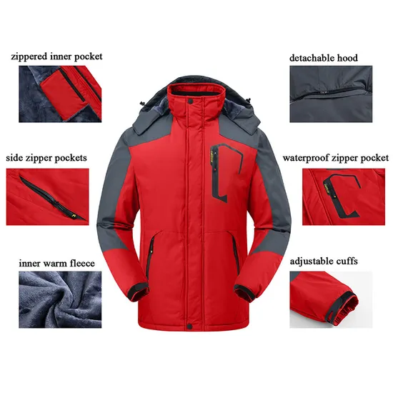 Mens Sublimation Ski Suit Snow Jacket