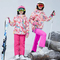 Girls' Waterproof Jumpsuit Winter Snowmobile Ski Suit Coveralls Kids' Snowsuit