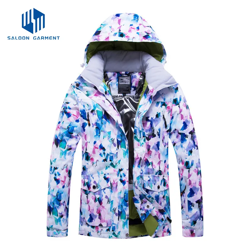 New Design Breathable Warm Women Ski Snowboard Jacket