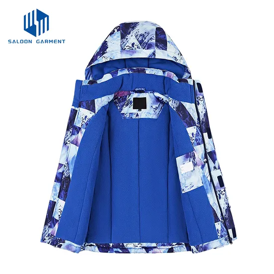 Kids' Warm Hooded Waterproof Windproof Insulated Snowboarding Snowsuit Coat Ski Jackets
