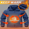 Men's Reversible Insulated Water Resistant Windproof Winter Fishing Coat Tactical Softshell Jackets