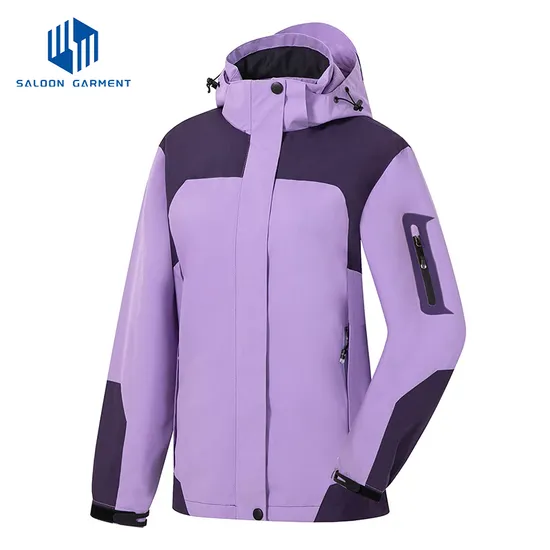 Wholesale Custom Women's Waterproof Windbreaker Jacket
