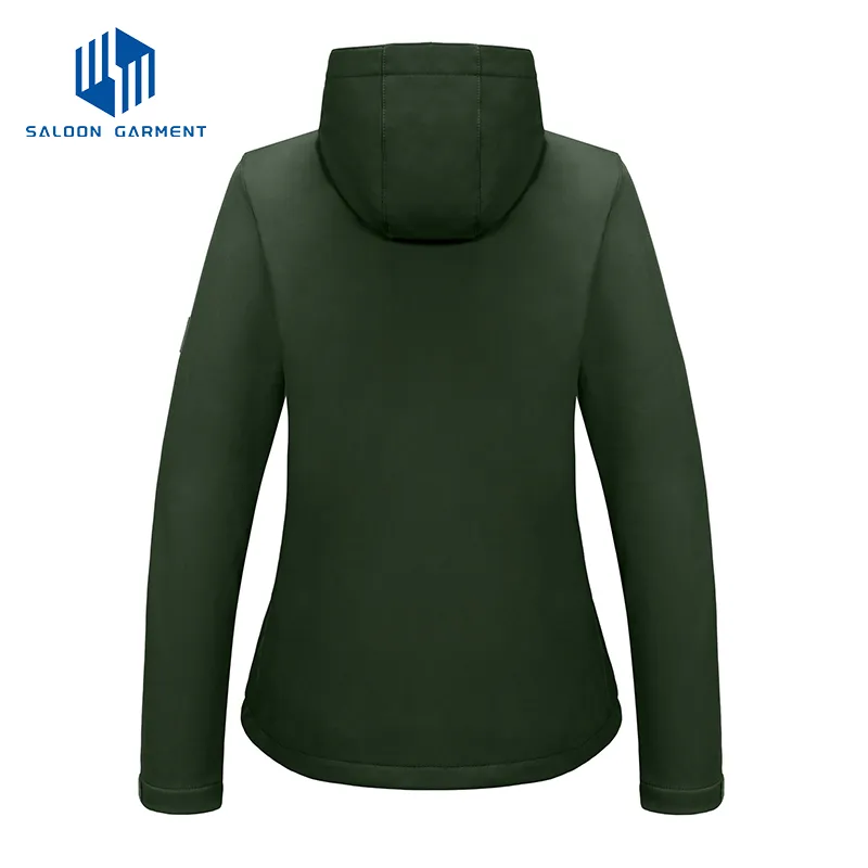 Womens Winter Camping Insulated Warm Coat Tactical Windproof Softshell Jacket