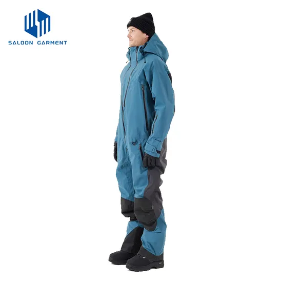Custom Waterproof Ski Suit One Pieces Jumpsuit Snow Insulated Snowsuit for Snowboarding