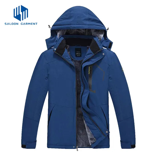 Men's Waterproof Warm Fleece Lined Winter Outdoor Snowboard Windbreaker Snow Ski Hiking Jacket