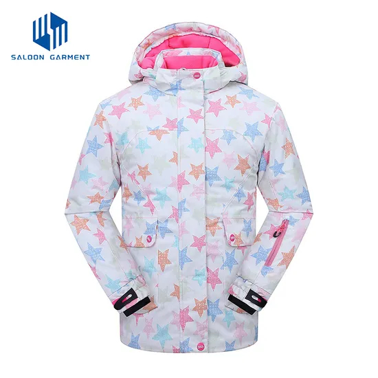 Girl's Winter Sportswear Waterproof Windproof Snow Ski Jacket