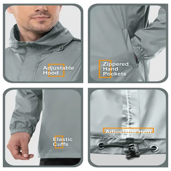 Outdoor Windbreaker Waterproof Raincoat Outdoor Rain Coats Jackets