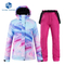Women Winter Outdoor Waterproof Breathable Ski Snowboarding Snow Suit