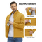 Men's Water Resistant Fleece Lined Hiking Training Coat Tactical Softshell Jacket
