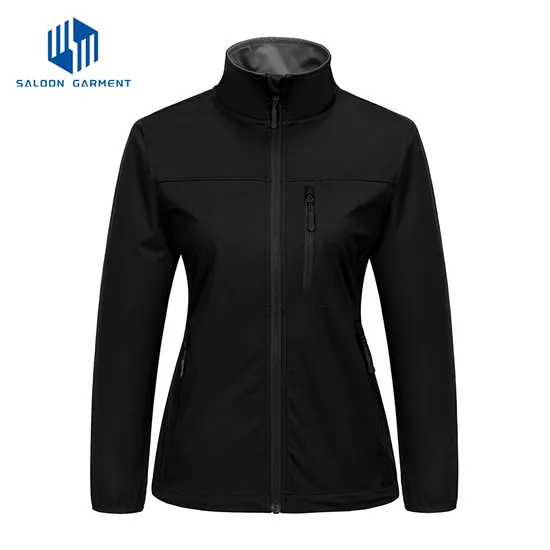 Women's Outdoor Sports Waterproof Breathable Stretch Fabric Tactical Fleece Softshell Jacket