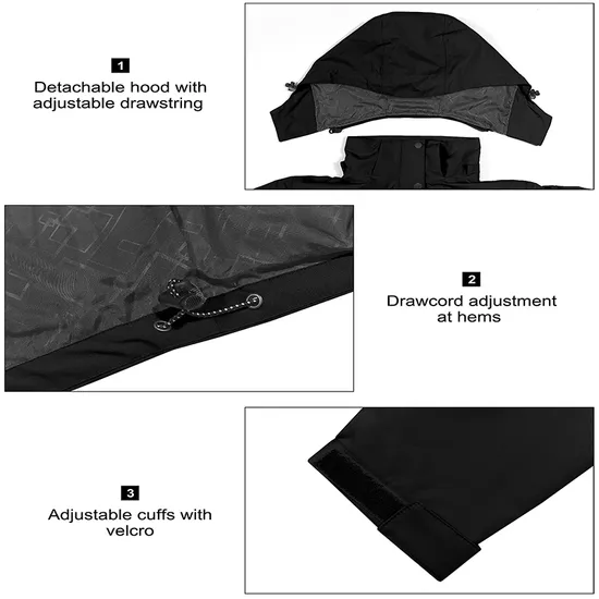 OEM Custom Logo Outdoor Hiking Waterproof Windbreaker Jacket