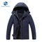 Men's Winter Softshell Puffer Coat Ski Jacket with Removable Hood