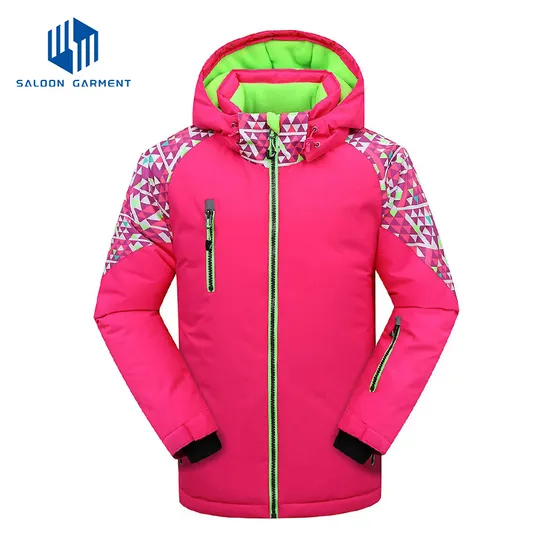 Girl's Winter Fleece Warm Snow Coat Waterproof Windproof Snowboarding Rain Ski Jacket