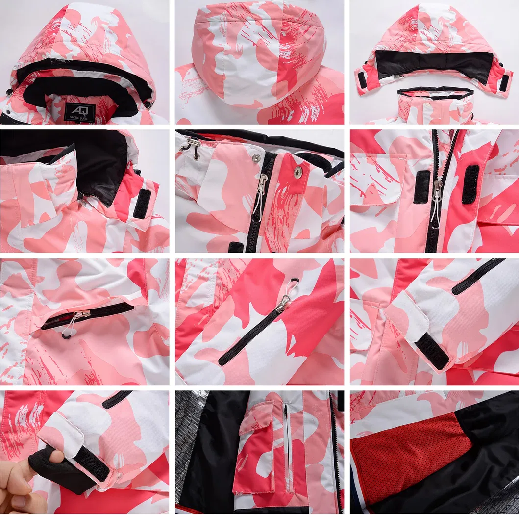 Women Windproof Waterproof Outdoor Sports Ski Snowboarding Jackets
