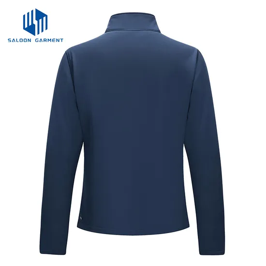 Wholesale Women's Custom Embroidery Logo Waterproof Polyester Coats Windbreaker Softshell Jackets