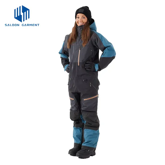 Winter Overall Waterproof Breathable Men's Outdoor Snowmobile Wear Snowsuit