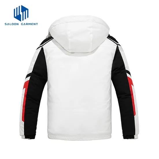 Men's Waterproof Warm Winter Snow Coat Hooded Raincoat Ski Jacket