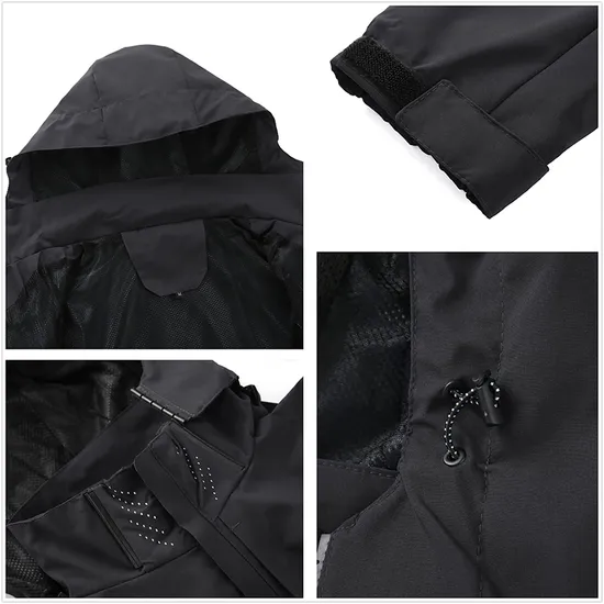 Women's Waterproof Raincoat Lightweight Windproof Windbreaker Packable Rain Jacket