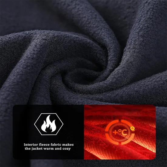 Men's Fleece Outwear Winter Warm Coats Tactical Softshell Jackets