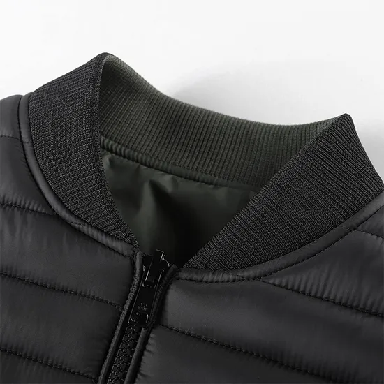 High Quality Men's Water Resistant Outerwear Winter Padded Coat Warm Quilted Jacket