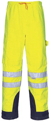 Fr Antistic Hivis Water Repellent Reflective Safety Protictive Trousers for Hi Vis Workwear Trousers