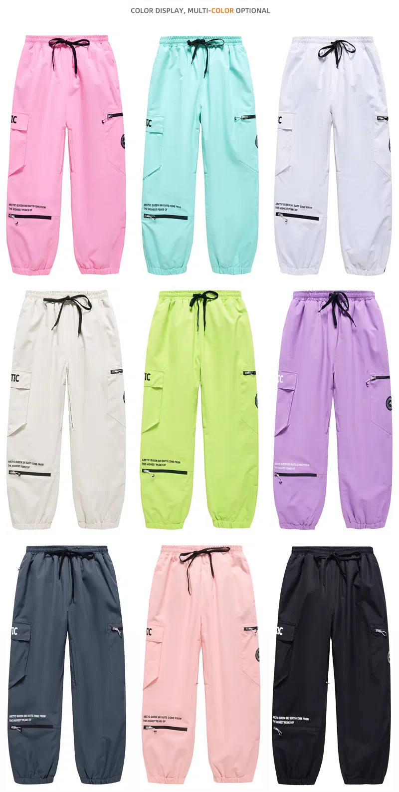 Winter Outdoor Insulated Breatheable Snowboard Ski Trousers Waterproof Snow Pants
