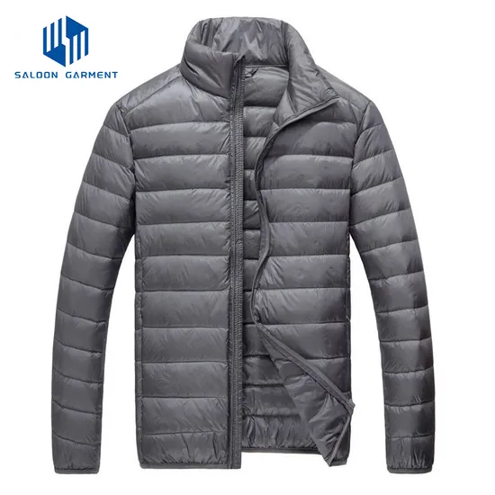 Wholesale Men's Customized Windproof Warm Puffer Coat Filling Ultralight Winter Jackets