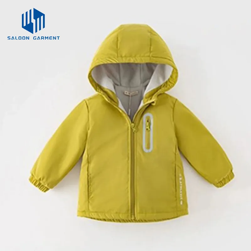 Wholesale Customized Children's Fleece Coat Fashion Warm Kids Padded Jackets
