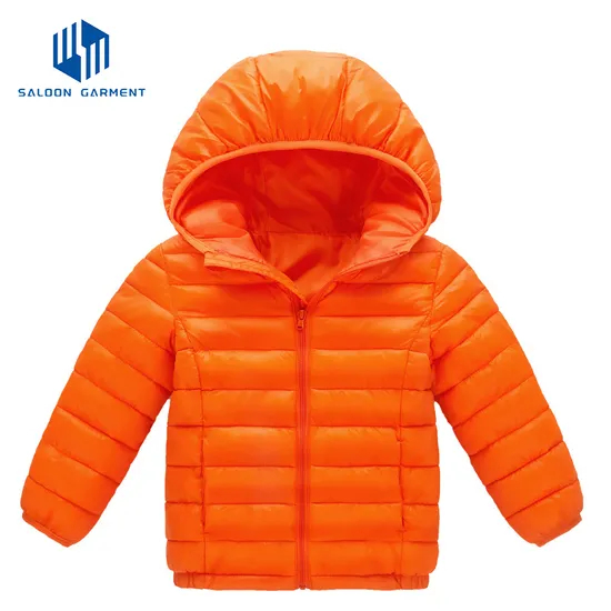Custom Kids Clothes Winter Quilt Jacket Kids Padding Jacket