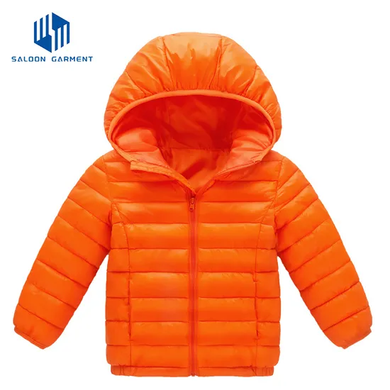 Custom Kids Clothes Winter Quilt Jacket Kids Padding Jacket