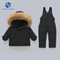 Wholesale Windproof Baby Boy Snowsuit Winter Clothes Toddler Snow Pants and Jacket Kids Girls Hoodie Baby Clothes Set Coats