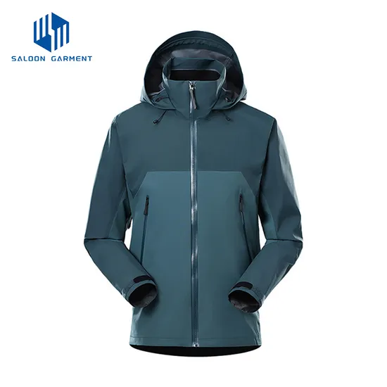 Customized Soft-Shell Windproof Waterproof Breathable Lightweight Hiking Outdoor Jacket