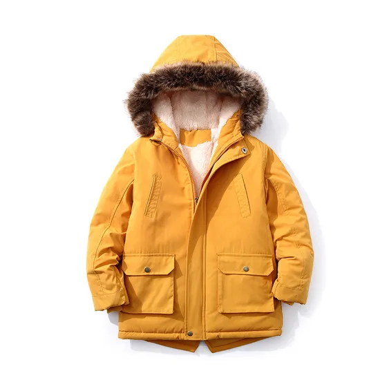 Custom Clothes Boys Children Warm Coats Water Resistant Winter Jackets