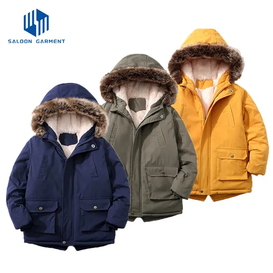 Hot Sale Kid Children's Wears Casual Kid Boy Clothing Fleece and Thick Warm Fashion Hooded Kids Jackets