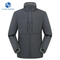 Men's Winter Warm Fleece Lined Windbreaker Zipper Closure Print Pattern Outdoor Wear Without Hood Softshell Jacket