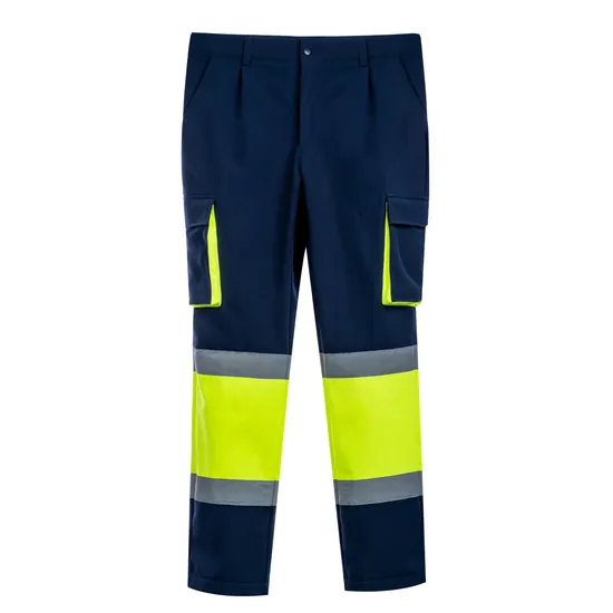 Hivis Softshell Trousers for Work Wear with Reflective Tape Pants Waterproof Trousers