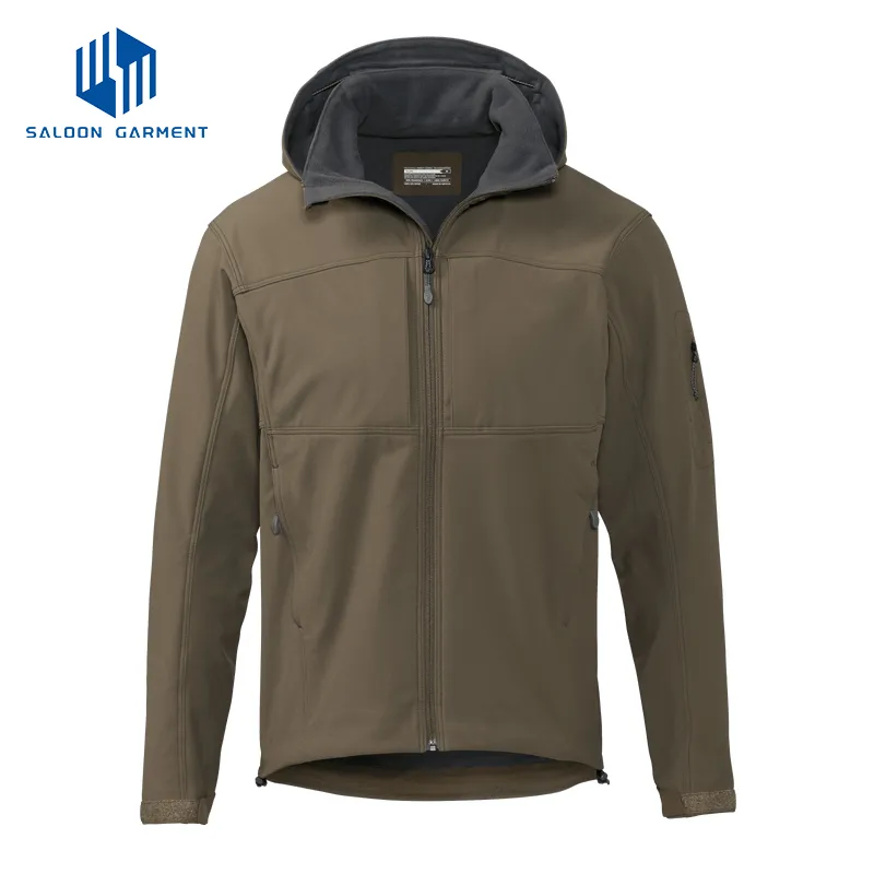 Custom Men Lightweight Waterproof Breathable Fishing Rain Jacket Softshell Outdoor Jacket