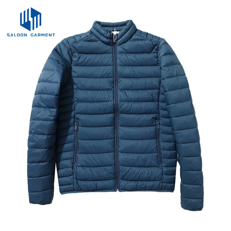 Custom Logo Winter Water Resistant Light Weight Warm Polyester Cotton Fashion Padded Jacket