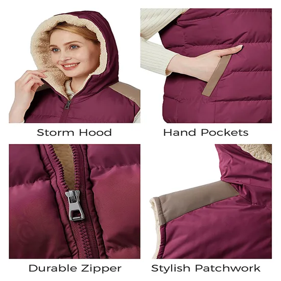Wholesale Custom Logo Sleeveless Outerwear Full Zipper Winter Jacket Quilted Vest