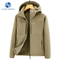 Wholesale 100% Polyester Embroidery Logo Full Zipper Waterproof Windproof Outdoor Climbing Hiking Soft Shell Jackets for Men