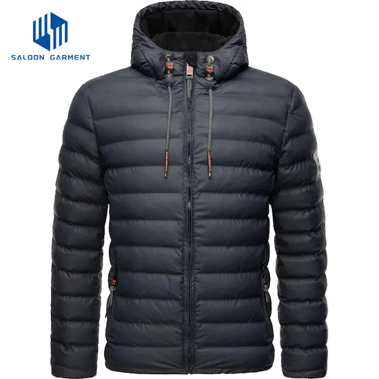 New Design Men's Customized Digital Printing Breathable Winter Insulated Quilted Jacket